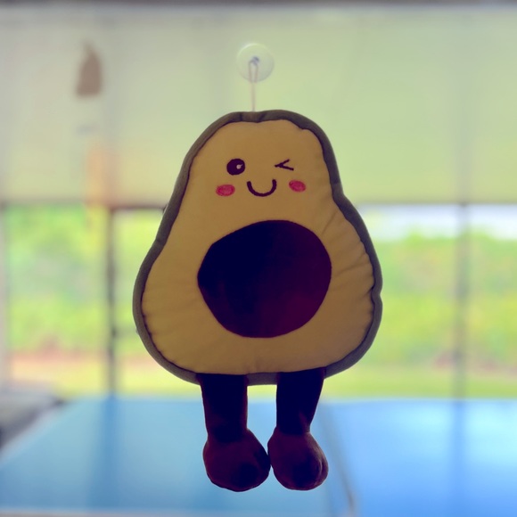 ❤️3/$25 Squishy Winking Avocado with Window SuctionCup for Hanging - Picture 7 of 11